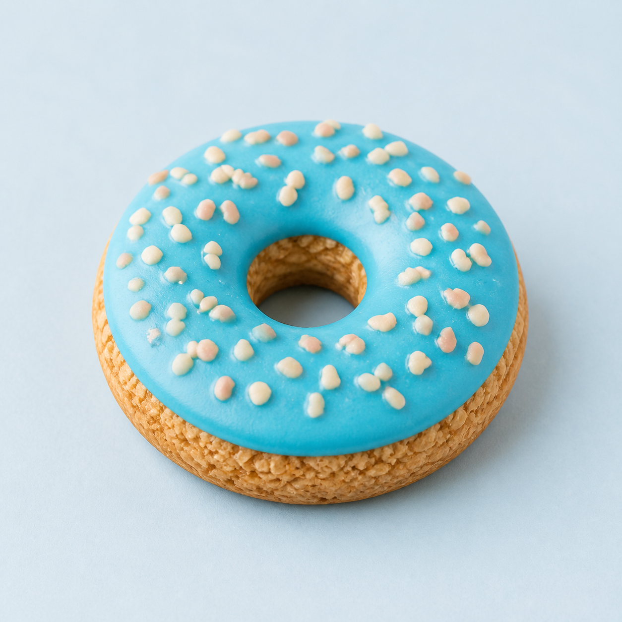 Blauer Cookie
