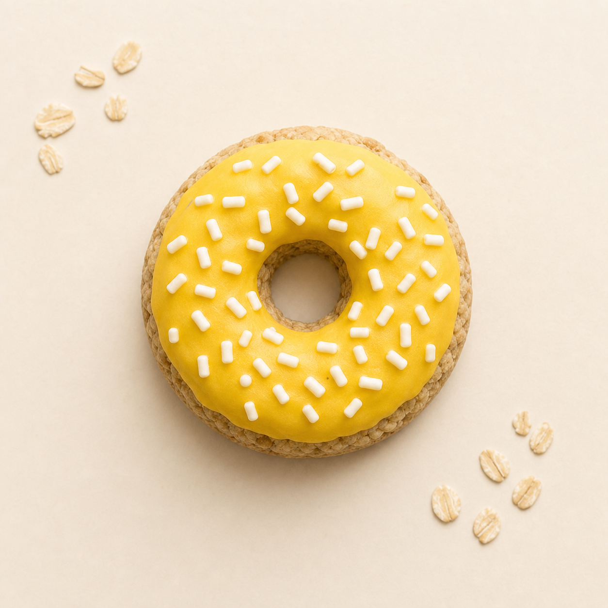 Gelber Cookie