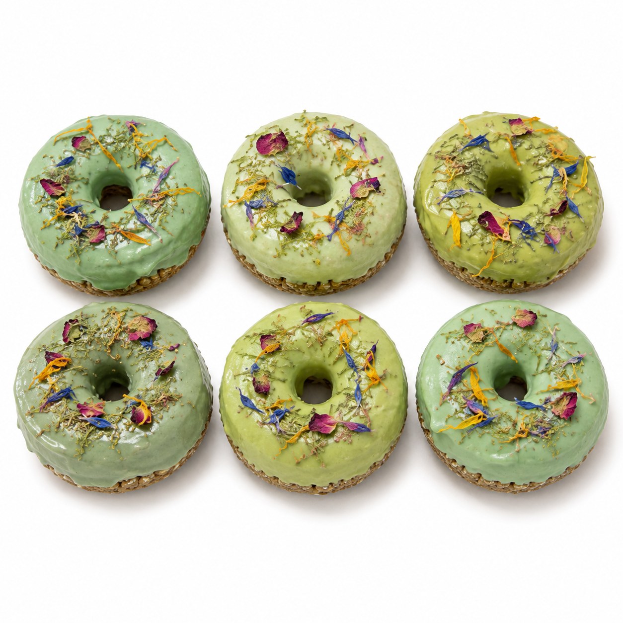 Herbal Donuts 6er-Box mit Kräutern und Blüten