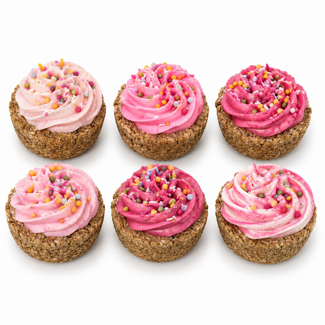 Pink Cupcakes 6er-Box